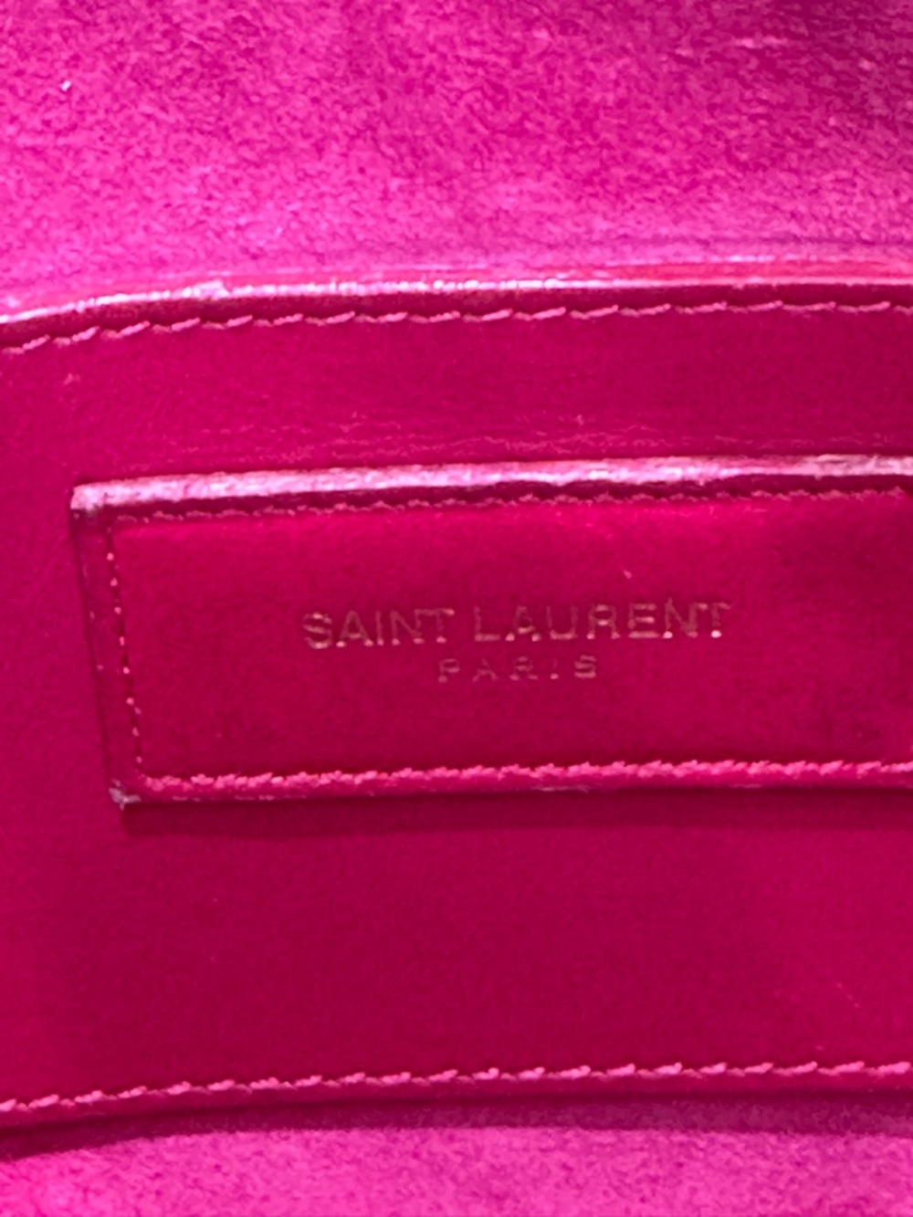 Saint Laurent Baby Duffle Pink Leather Crossbody Bag YSL Mini Boston - Picture 14 of 16